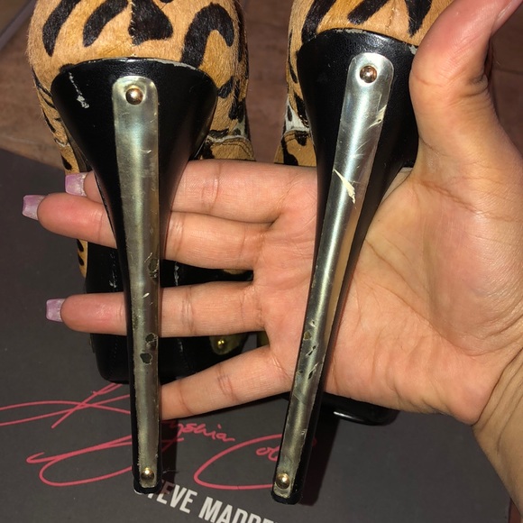 Steve Madden peep toe booties - Picture 4 of 6